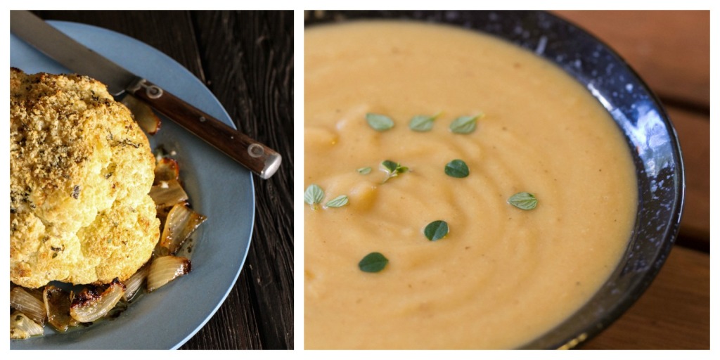 Roasted Cauiflower, Creamy  Soup