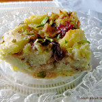 Pistachio Cranberry Bread Pudding