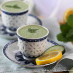 Cucumber Mint Soup with Lemon