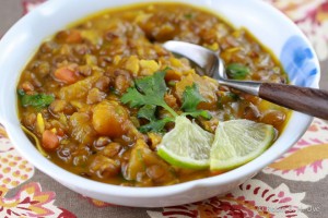Indian Lentil Kabocha Squash Stew