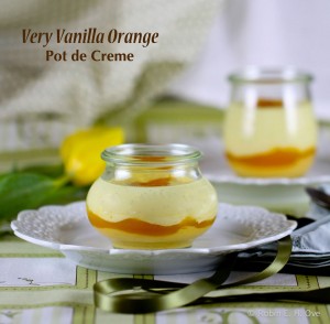 orange vanilla custard
