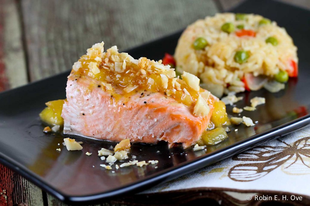 salmon and rice
