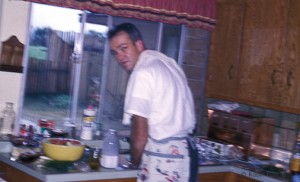 Hugh in the kitchen