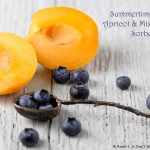 apricots and blueberries