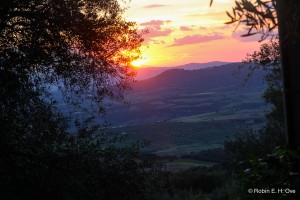 Sunset Val d' Orcia