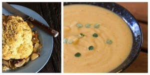 Roasted Cauiflower, Creamy Soup