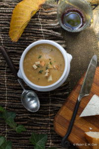 Easy Roasted Cauliflower Soup © Robin E. H. Ove All rights reserved